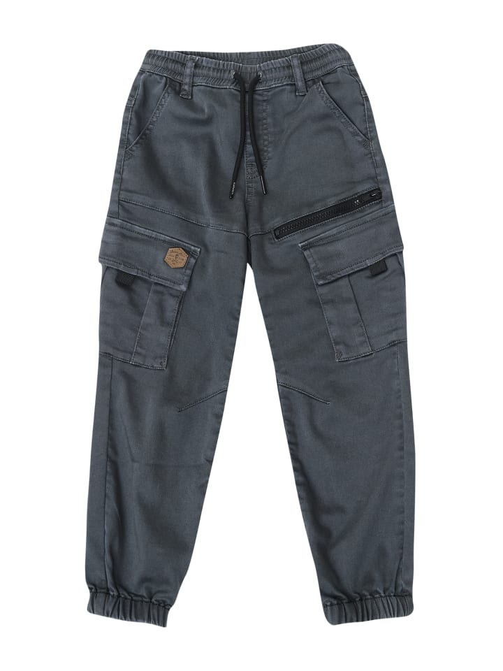 

KOROSHI Вязаные джинсовые спортивные штаны для мальчиков, ЗЕЛЕНЫЕ