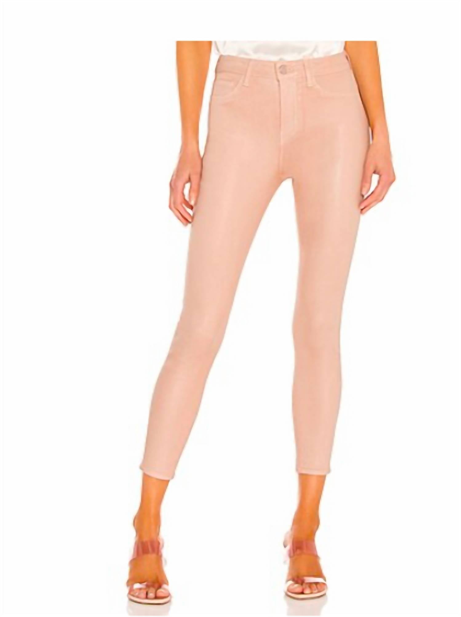 

Джинсы Margo Skinny с покрытием Petal L'Agence, цвет petal coated