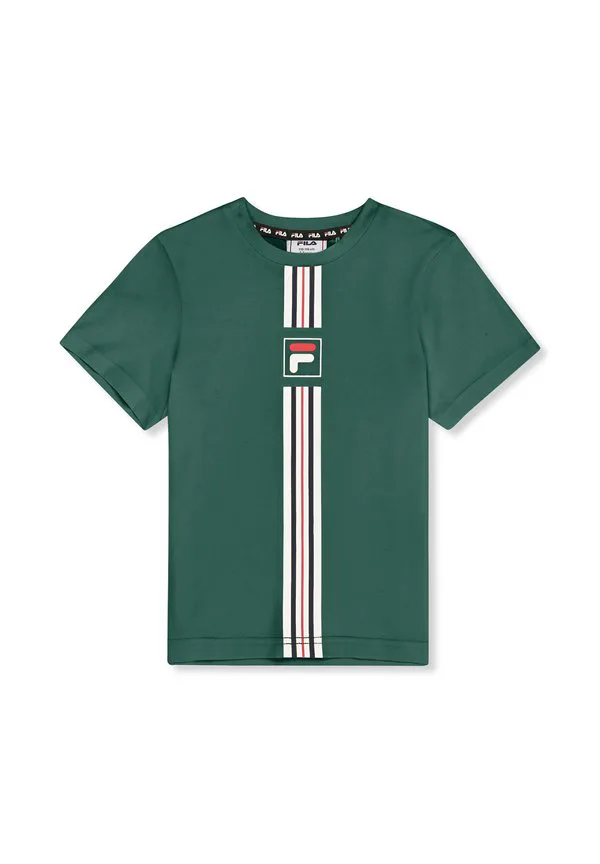 Одежда montereggi, обычная футболка heritage с принтом в виде ленты. Fila, Posy Green