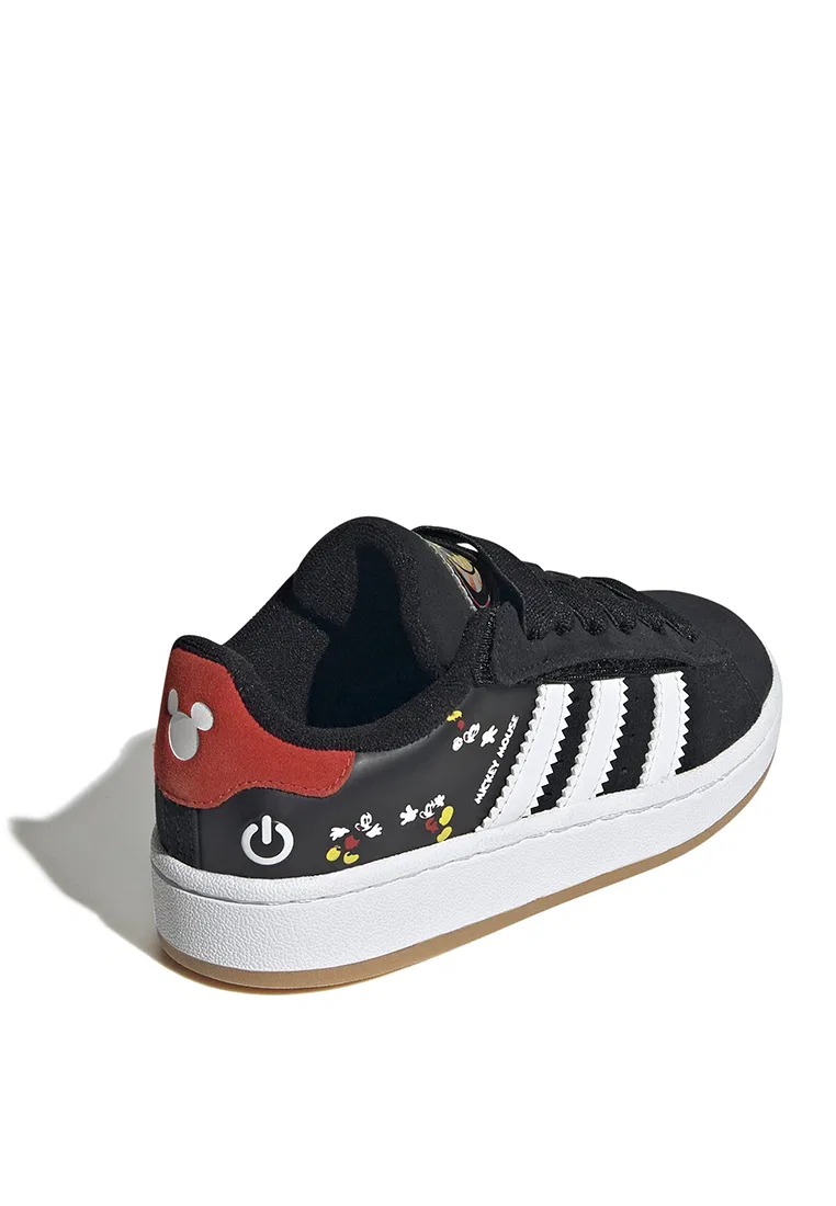 Кроссовки детские, с подсветкой и эластичной шнуровкой, Adidas x Disney Mickey Mouse Campus 00s, белые — фото 3