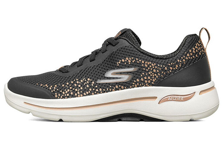 

GO WALK Series Slip-on Shoe женские низкие черные/золотые Skechers