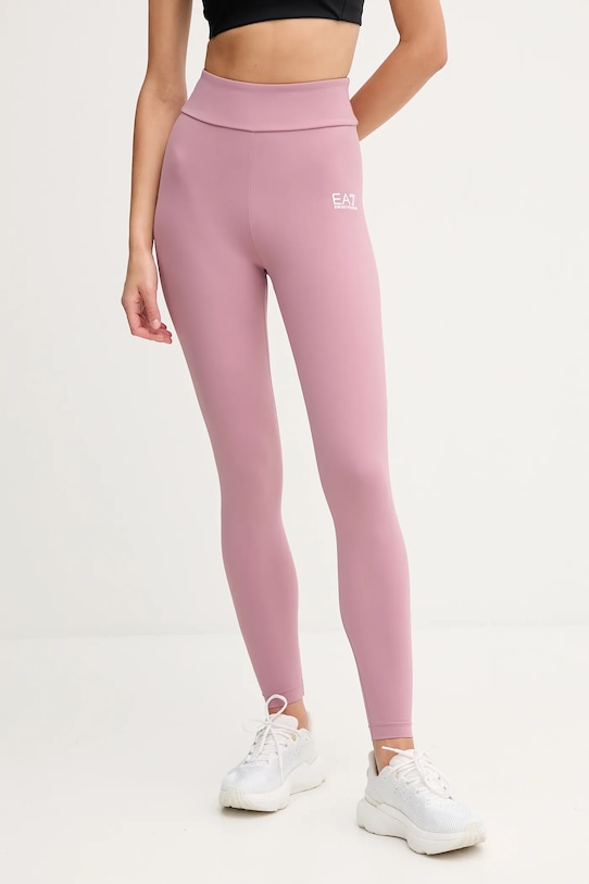 

Леггинсы для тренировок Ea7 Emporio Armani, розовый