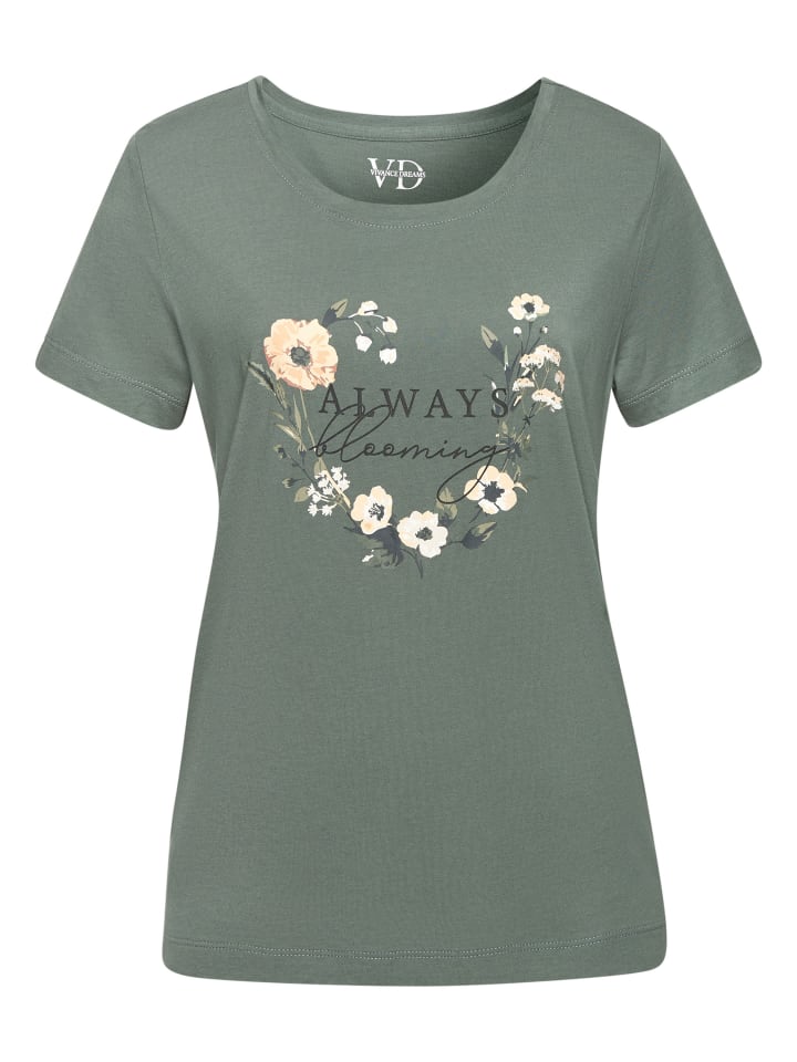 

LASCANA Зеленая пижама с узором