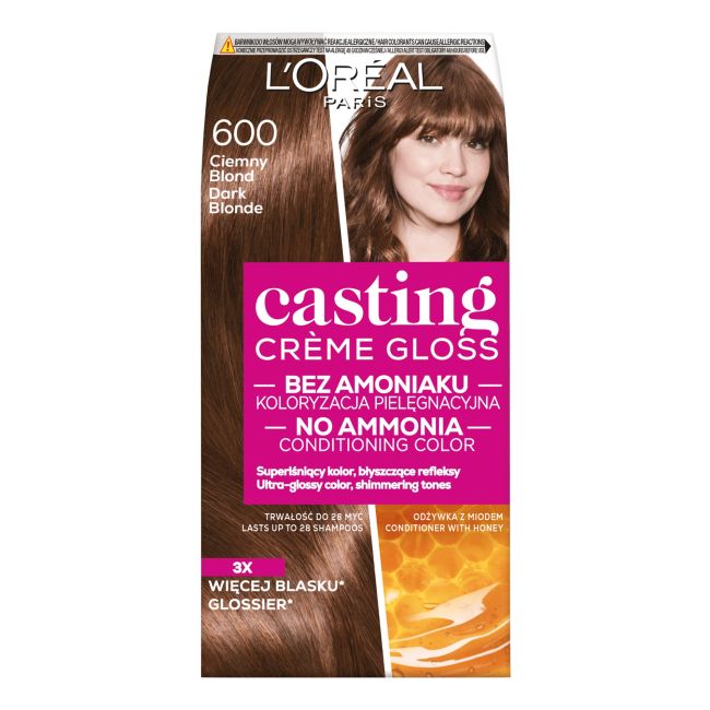 

L'Oreal кастинг краска для волос L'oreal Paris, цвет 600 dark blonde
