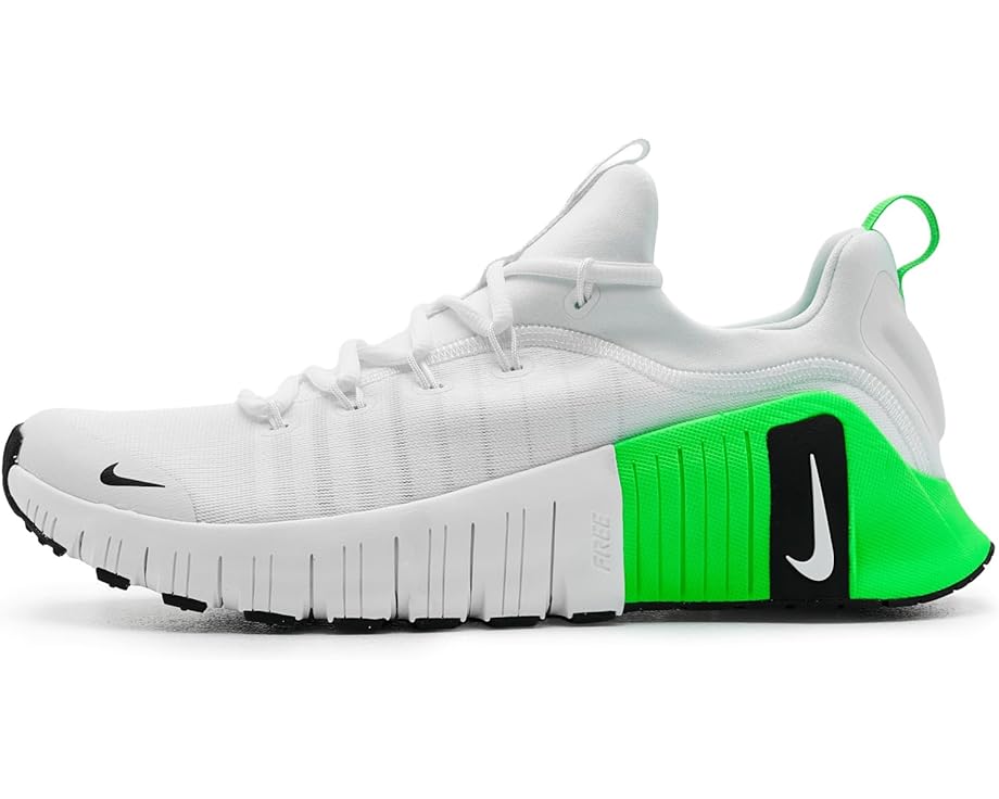 Мужские кроссовки Nike Free Metcon 6, White/Black/Green Strike/Black — фото 4