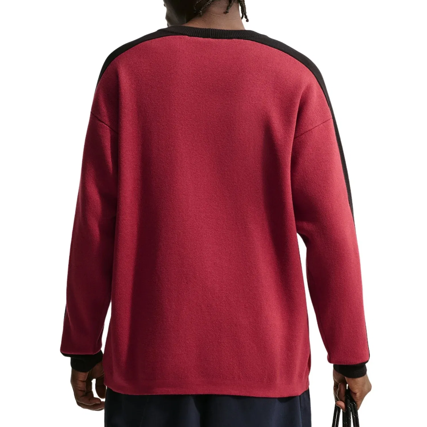 Свитер Nike Sportswear Club Jersey Sweater 'Team Crimson Black' II1196-613, красный — фото 2