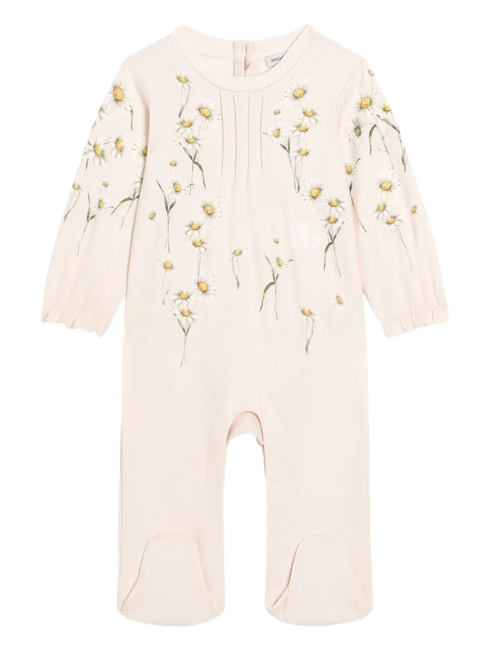 Комплект для новорожденного с цветочным принтом Dolce & Gabbana Kids, нейтральный — фото 2