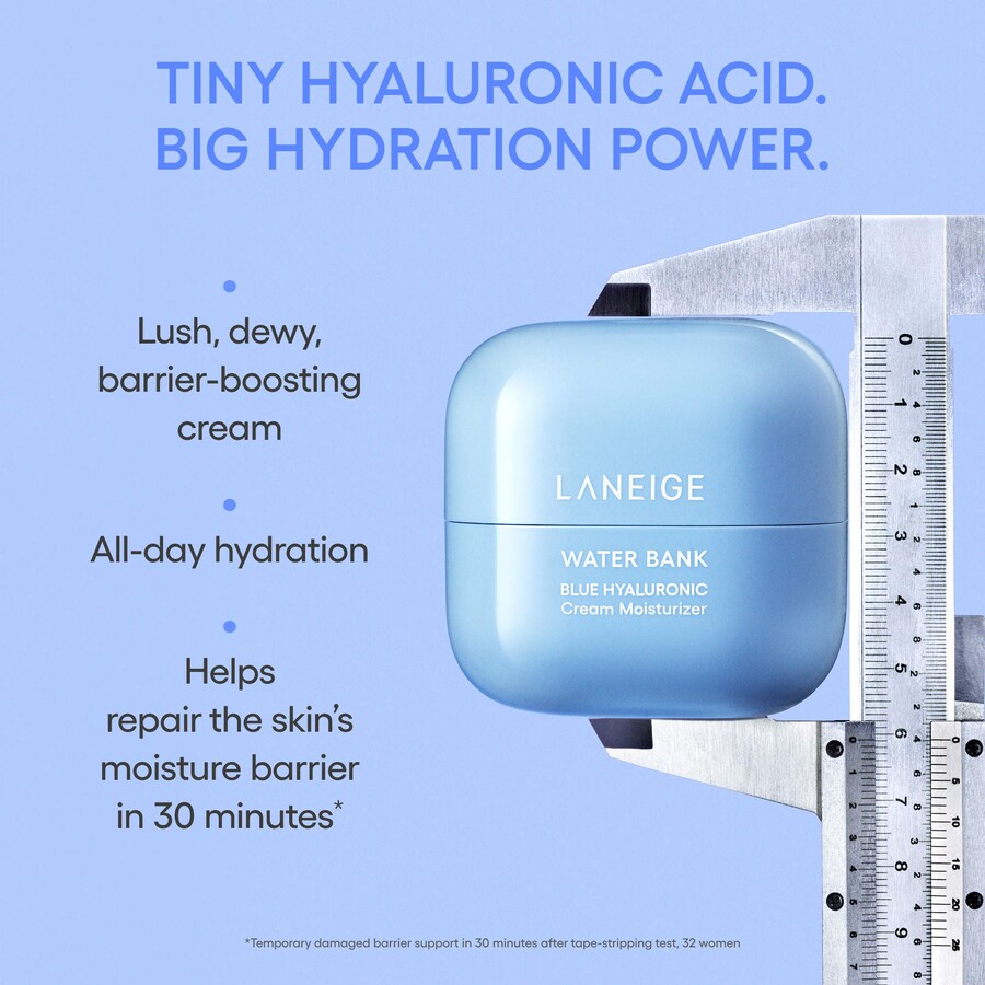 Сыворотка Laneige — Увлажняющий Water Bank Blue с гиалуроновой кислотой для восстановления влагозащитного, 50 мл — фото 2