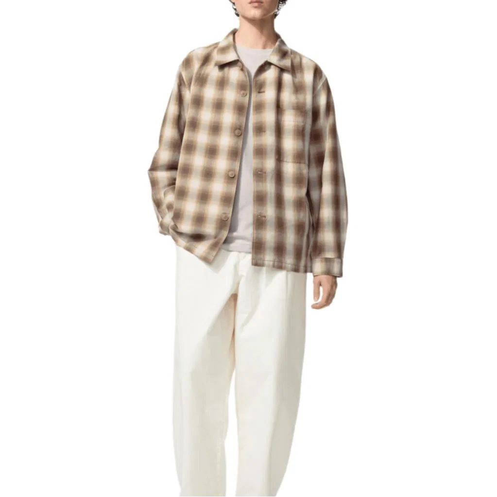 Рубашка мужская SS26 Camel Moderate UNIQLO