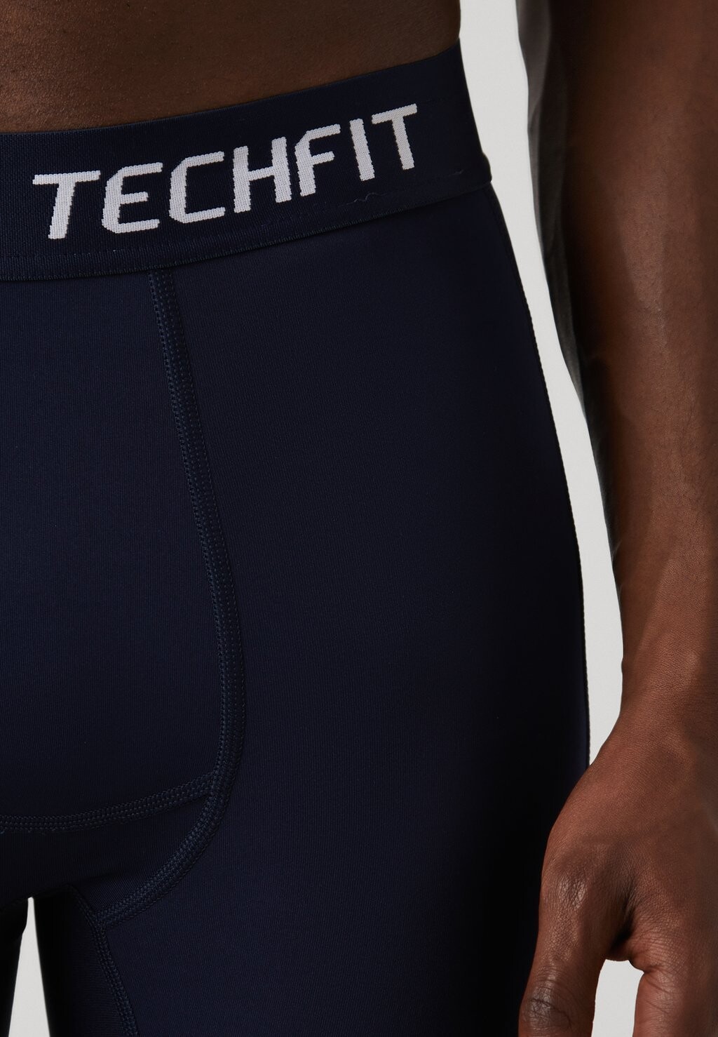 Леггинсы TECHFIT COMPRESSION LONG adidas Performance, темно-синий — фото 3
