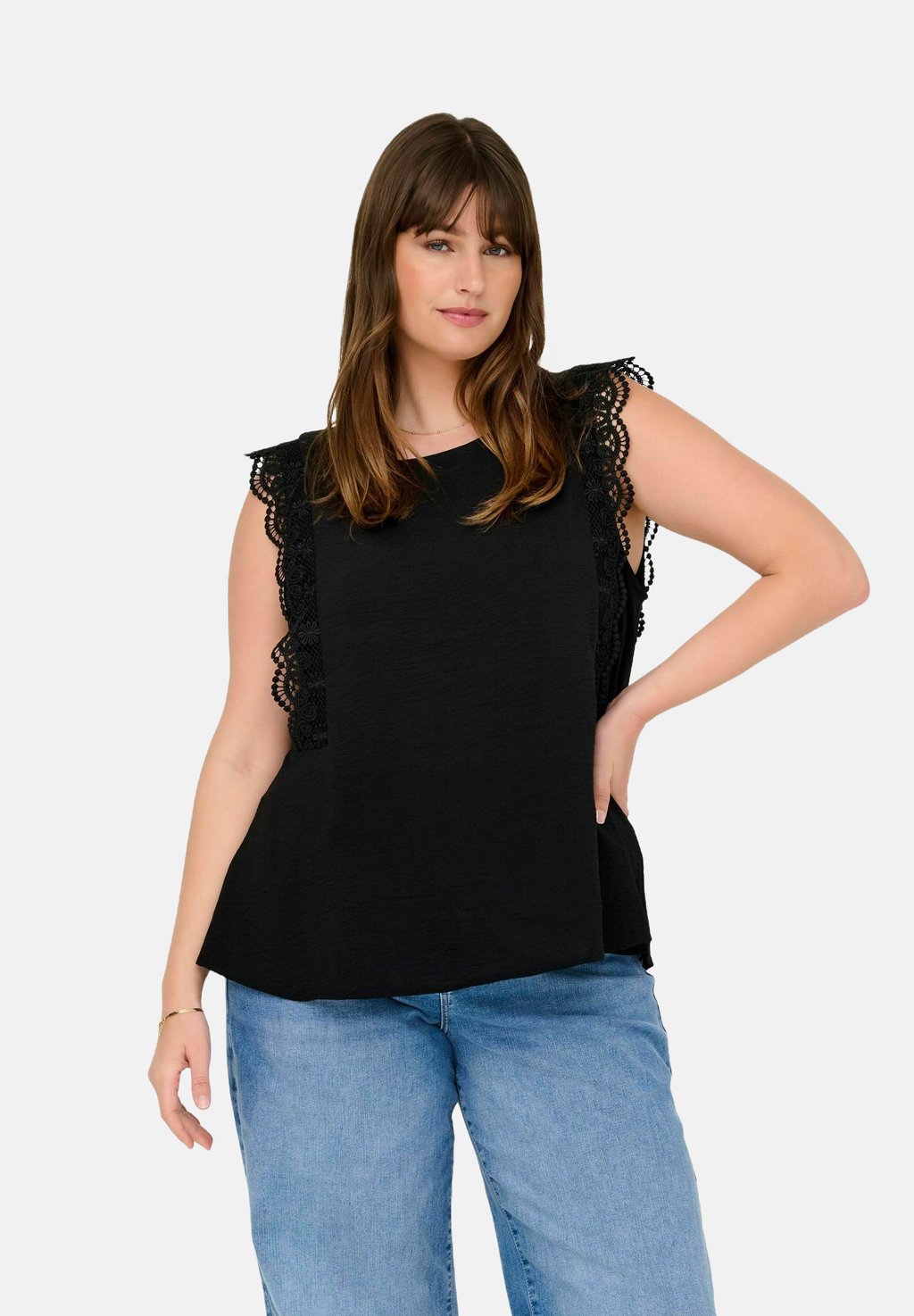 

Топ Blouse ONLY Carmakoma, черный