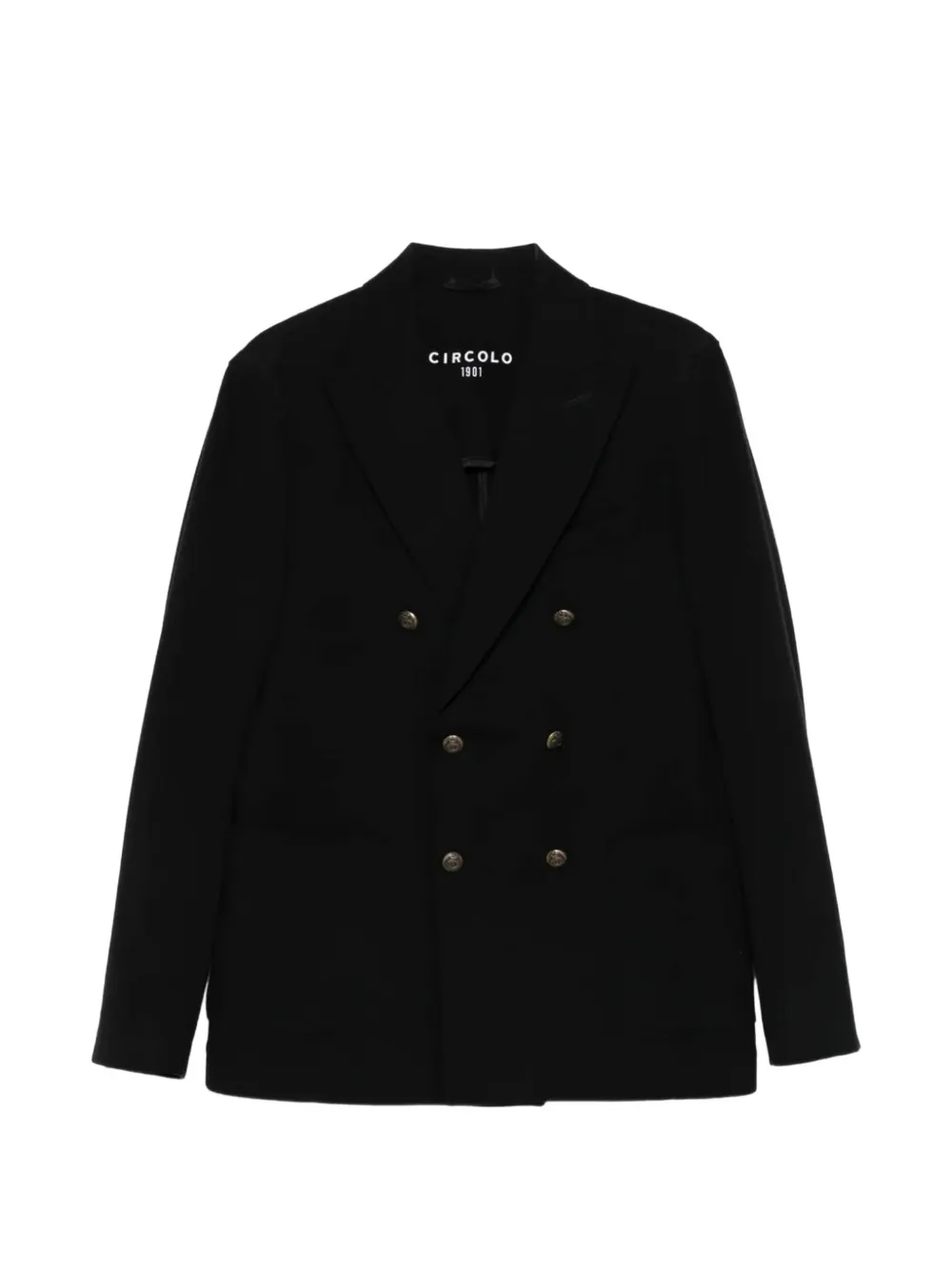 

Двубортный пиджак Circolo 1901, черный