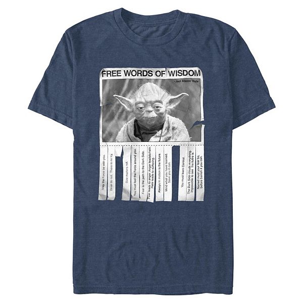

Футболка с принтом Yoda Free Words of Wisdom Star Wars