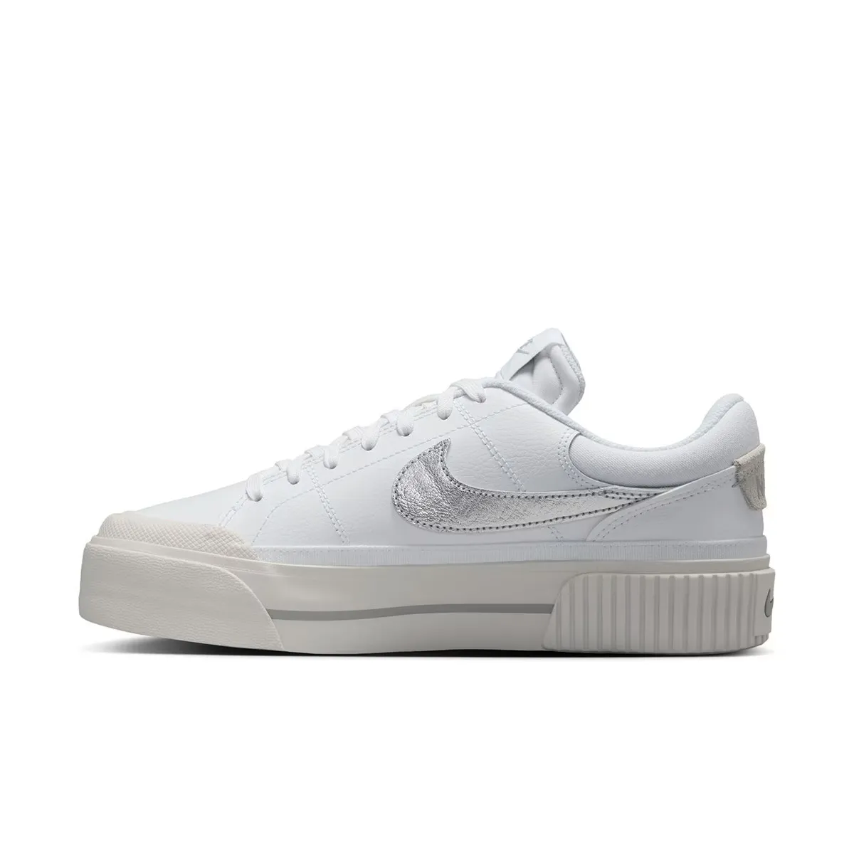 Кроссовки женские Nike WMNS COURT LEGACY LIFT повседневные, белый — фото 4