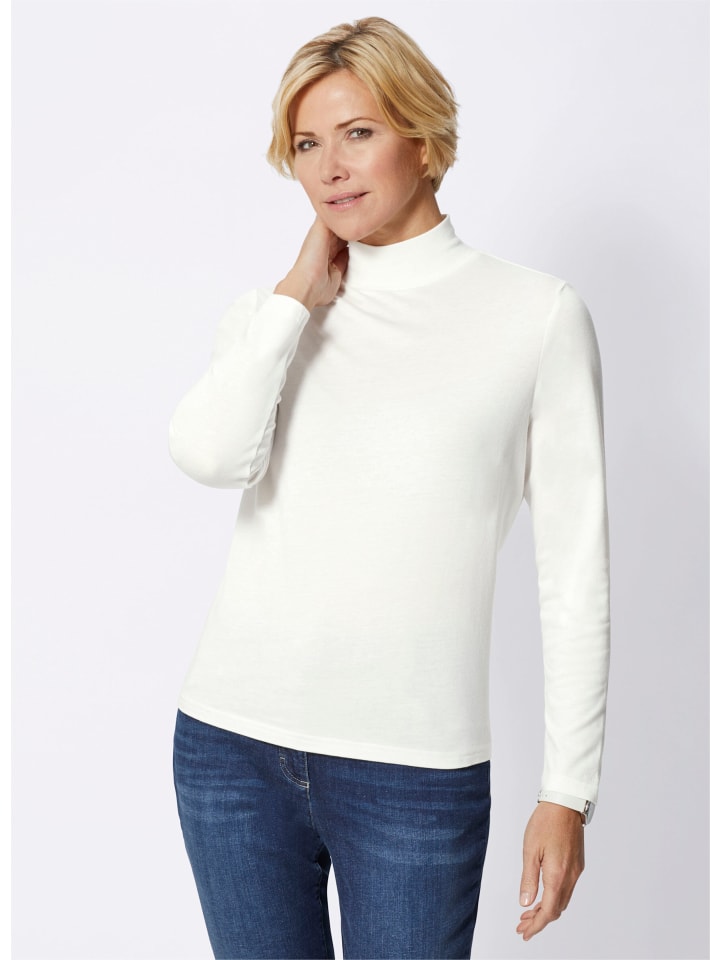 

Рубашка с воротником-стойкой, бежевого цвета WITT WEIDEN