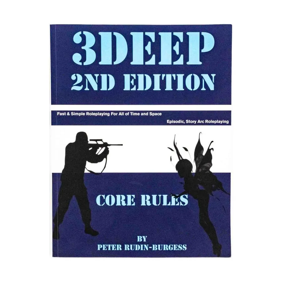 

3Deep Core Rules (2nd Edition), Role Playing Games Supplements (Parts Per Million), мягкая обложка