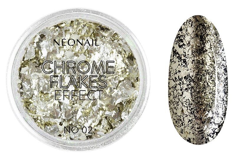 

Neonail Chrome Flakes Effect No. 02 порошок для ногтей, 0.5 g
