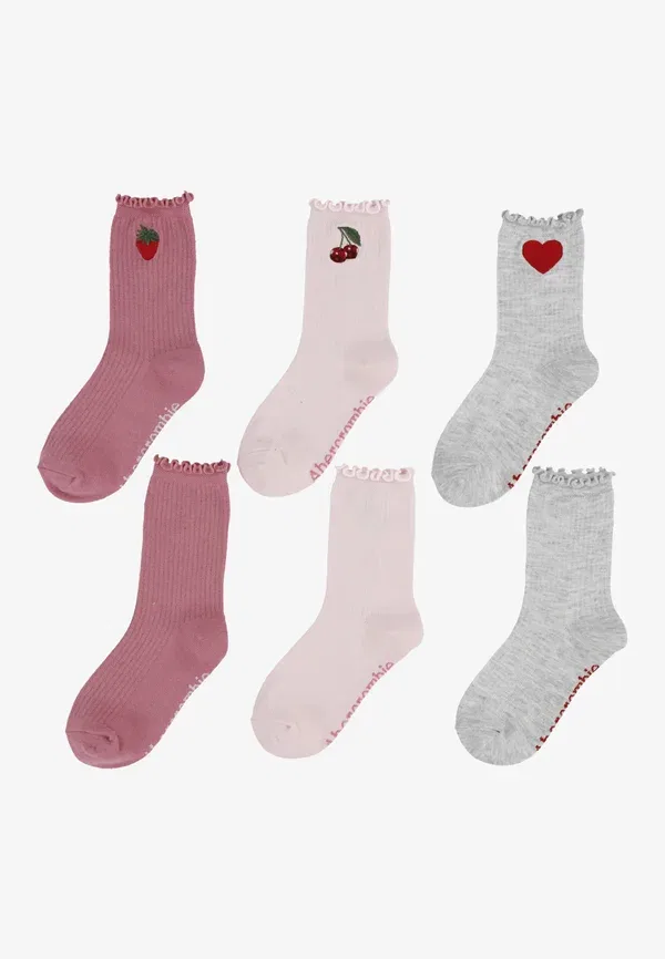 Носки 3 пары Abercrombie & Fitch, anf cashmere rose, розовый