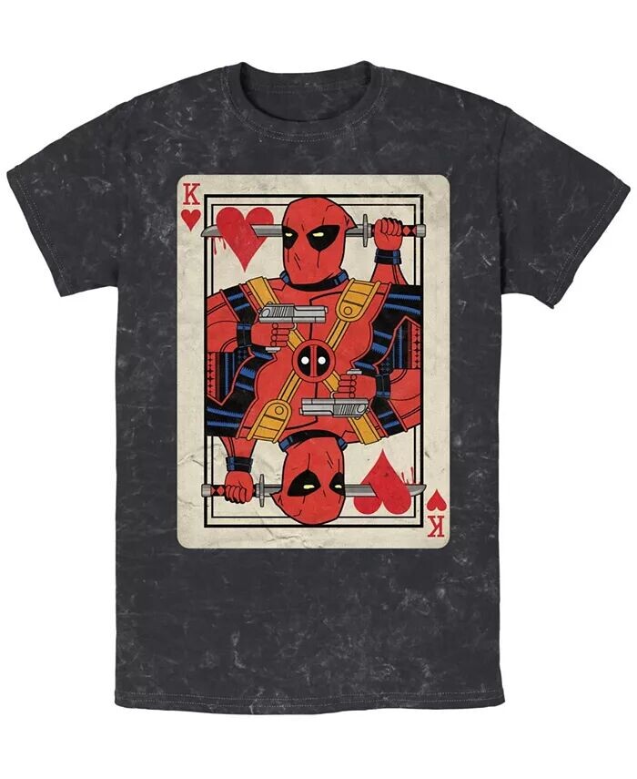 

Мужская футболка Dead Pool King с коротким рукавом из минеральной ткани Fifth Sun, черный