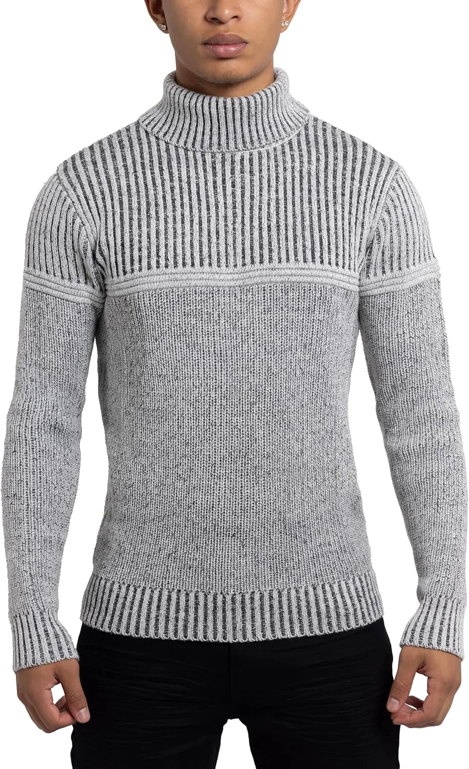 

X RAY мужская водолазка, мягкий slim fit пуловер