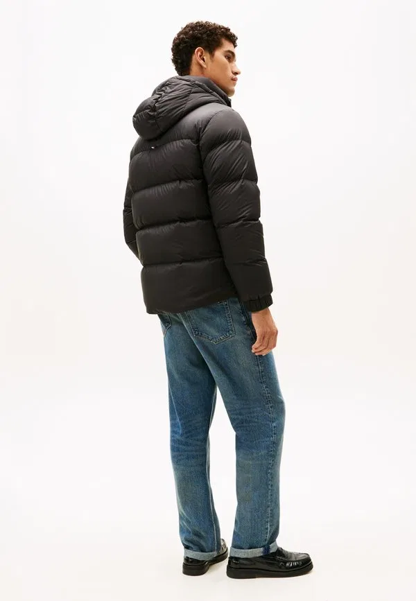 Пуховая куртка с капюшоном Tommy Hilfiger, Black — фото 3