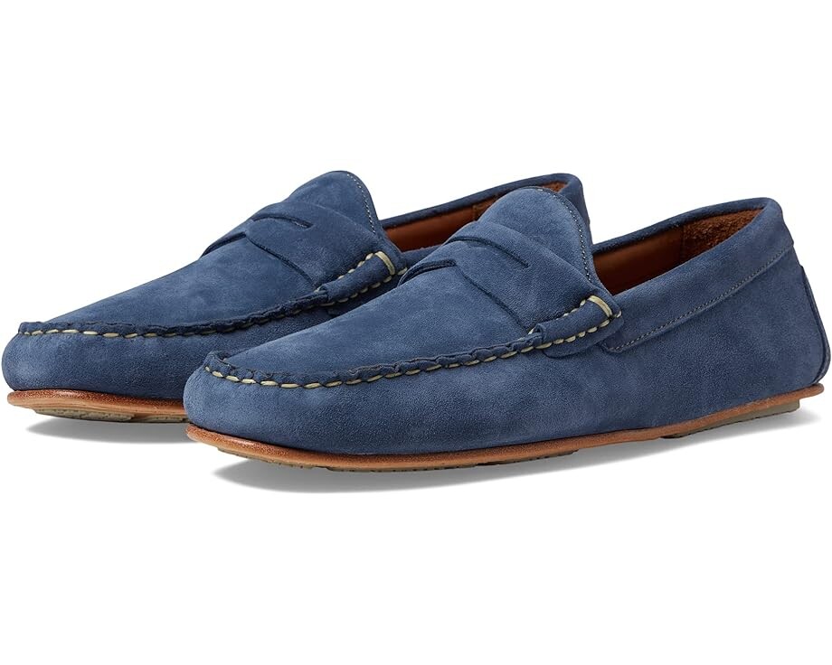 

Лоферы Allen Edmonds Supersport Penny, цвет Denim Suede