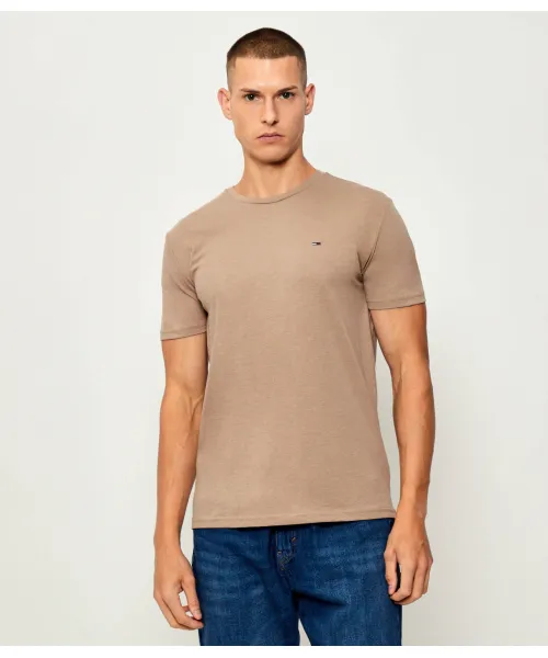

Футболка Slim fit Tommy Jeans, бежевый