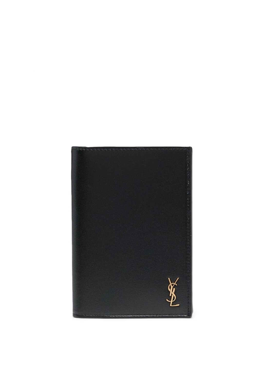 

Saint Laurent картхолдер с логотипом, черный