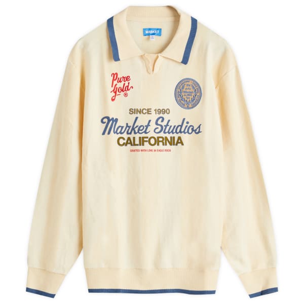 

Свитер с воротником из чистого золота Market, butter-кремовый