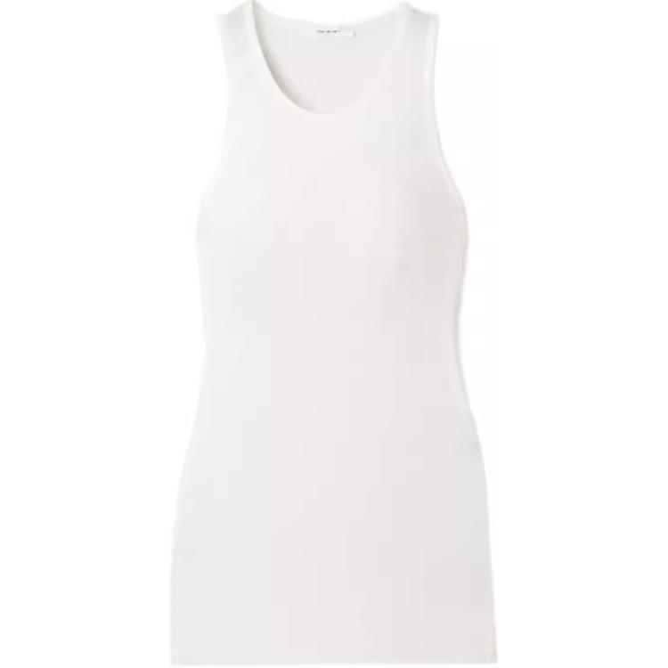 

Футболка-майка женская белая THE ROW