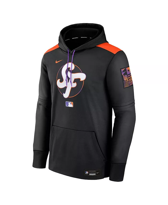 Мужская черная толстовка с капюшоном San Francisco Giants 2025 City Connect из коллекции Authentic Performance Nike — фото 2