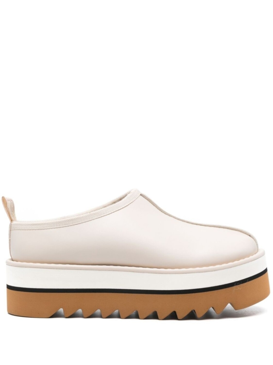 Stella McCartney слиперы Sneak-Elyse, нейтральный цвет