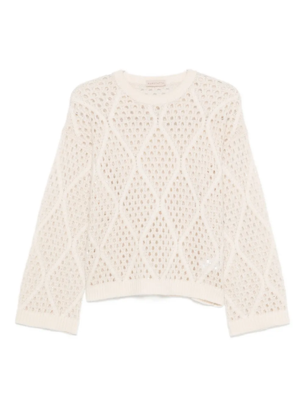 

Свитер фактурной вязки Purotatto, нейтральный