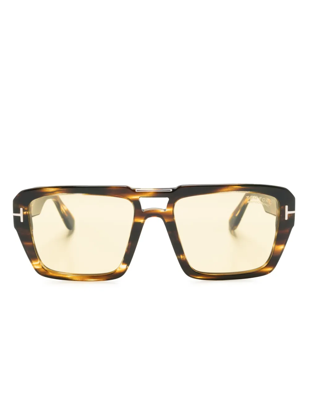 

Солнцезащитные очки-пилоты Redford TOM FORD Eyewear, коричневый