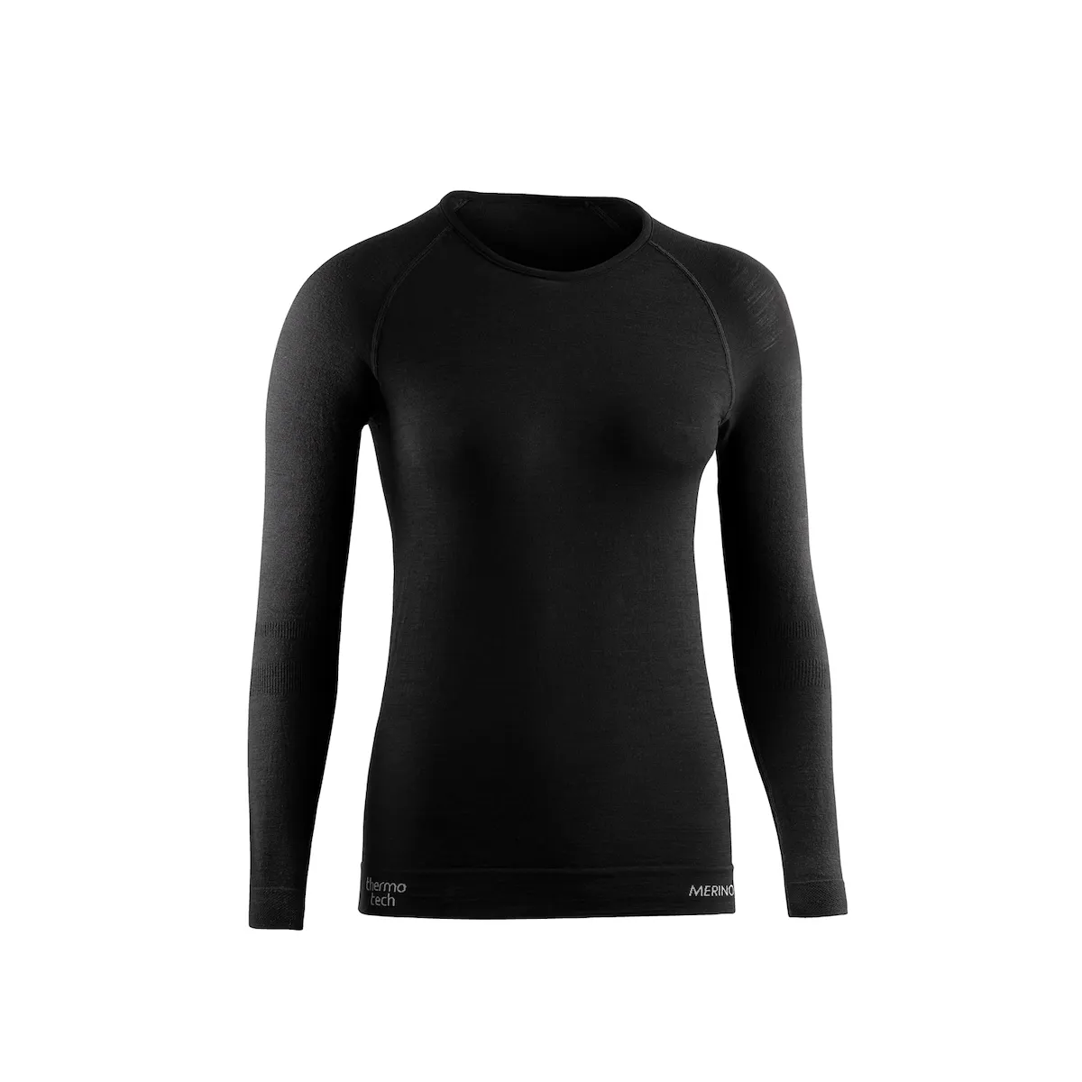 

Женская футболка Merino Lite Long Slevees W Lurbel с терморегуляцией, чёрный