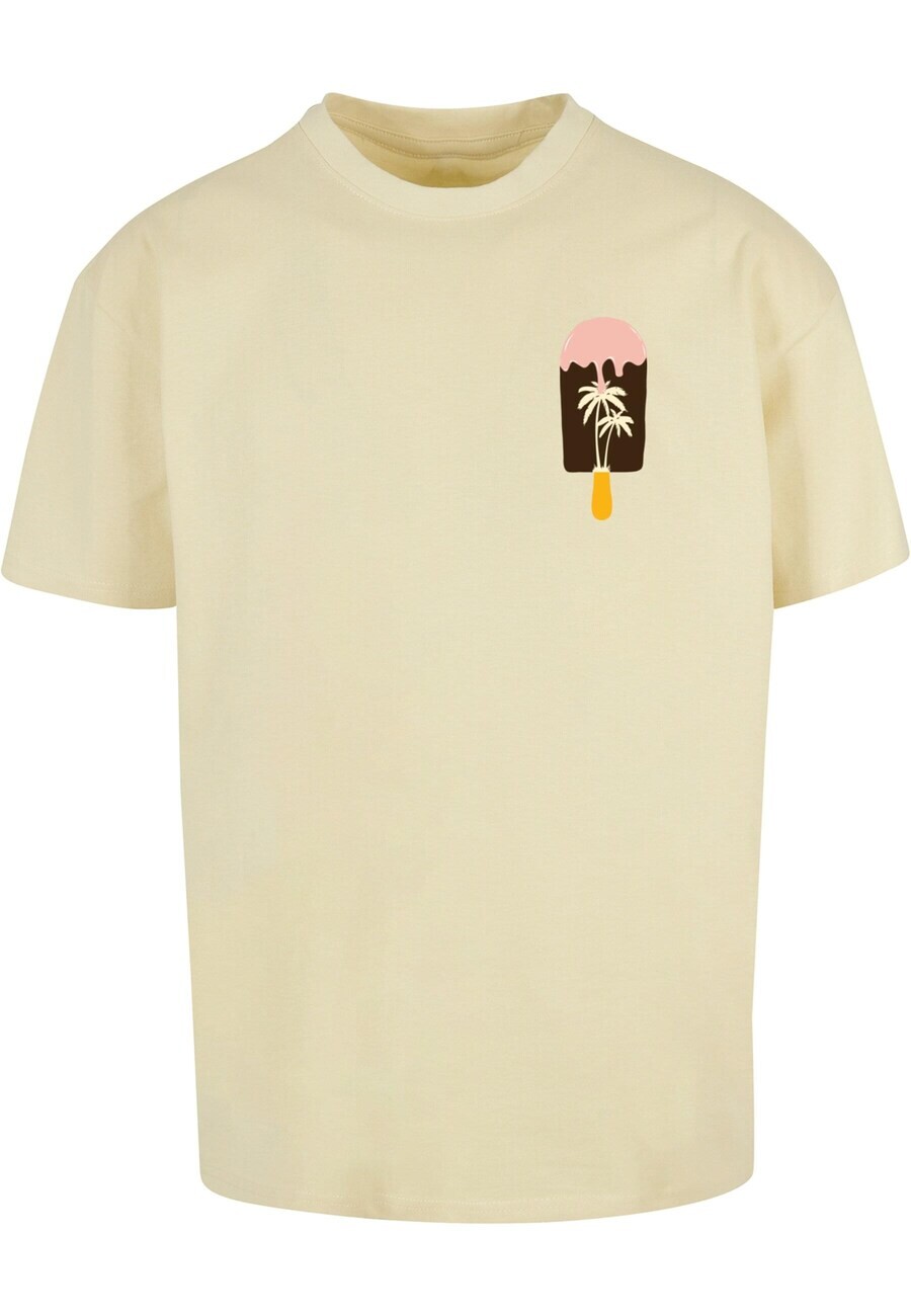 

Классическая футболка Merchcode Shirt Summer - Icecream, цвет light yellow