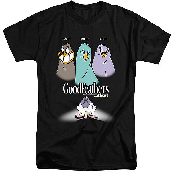

Футболка Animaniacs Goodfeathers с коротким рукавом, взрослая, удлиненная Licensed Character