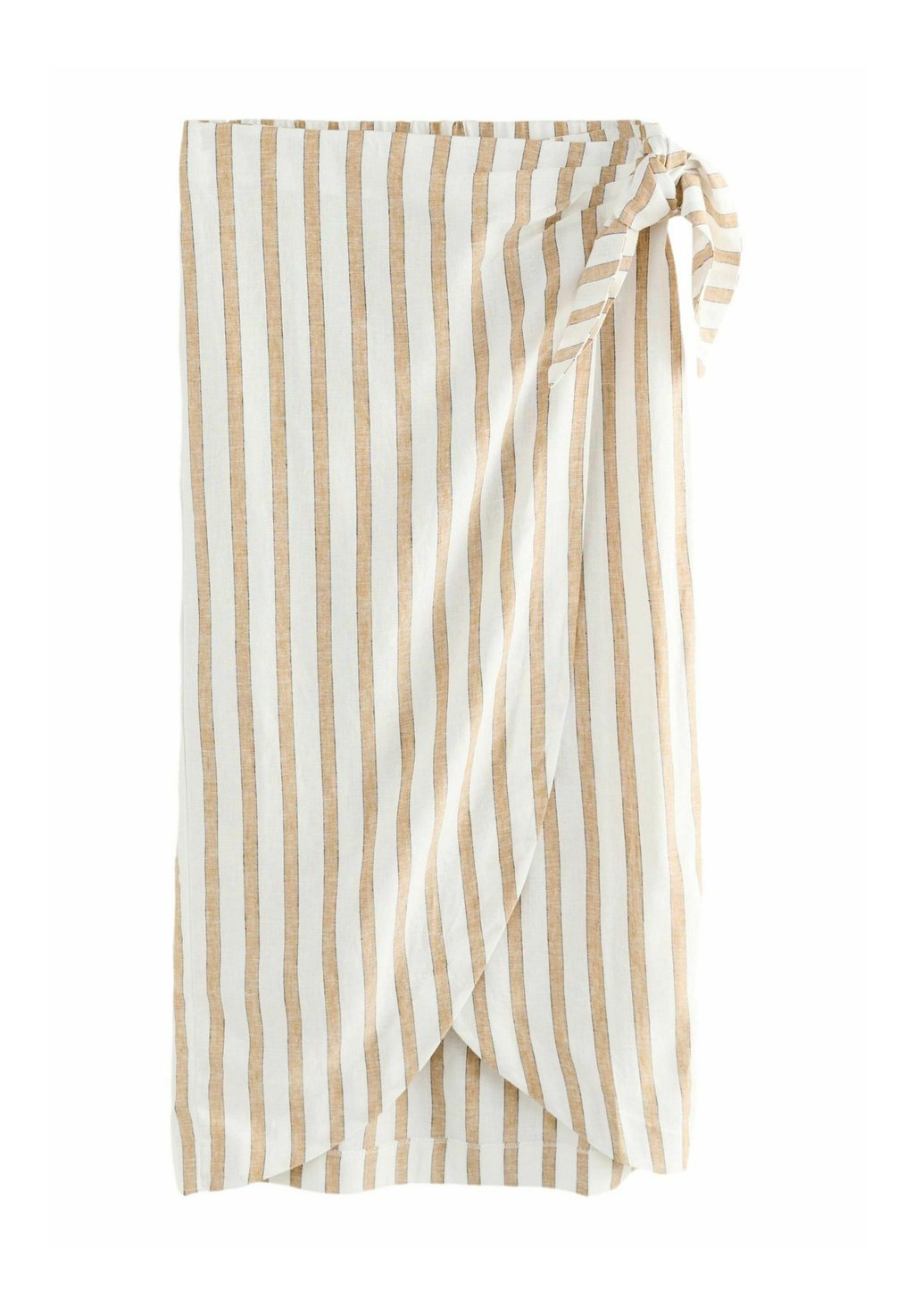

Юбка с запахом REGULAR FIT -RICH STRIPED WRAP Next, бежевый