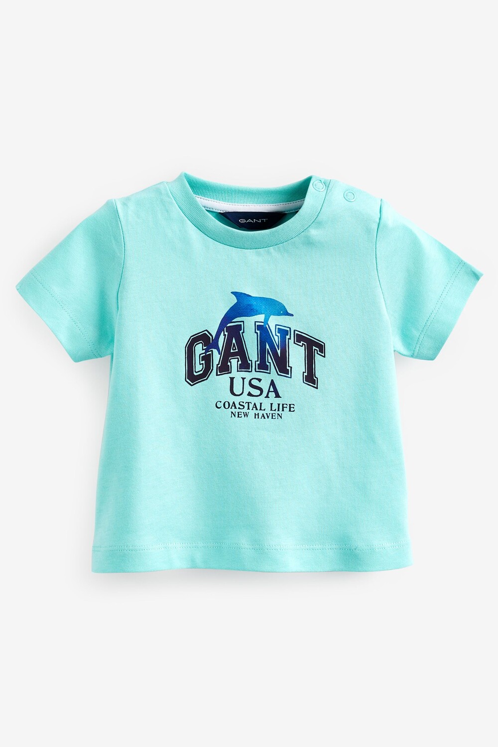 

Футболка с принтом дельфин GANT, синий