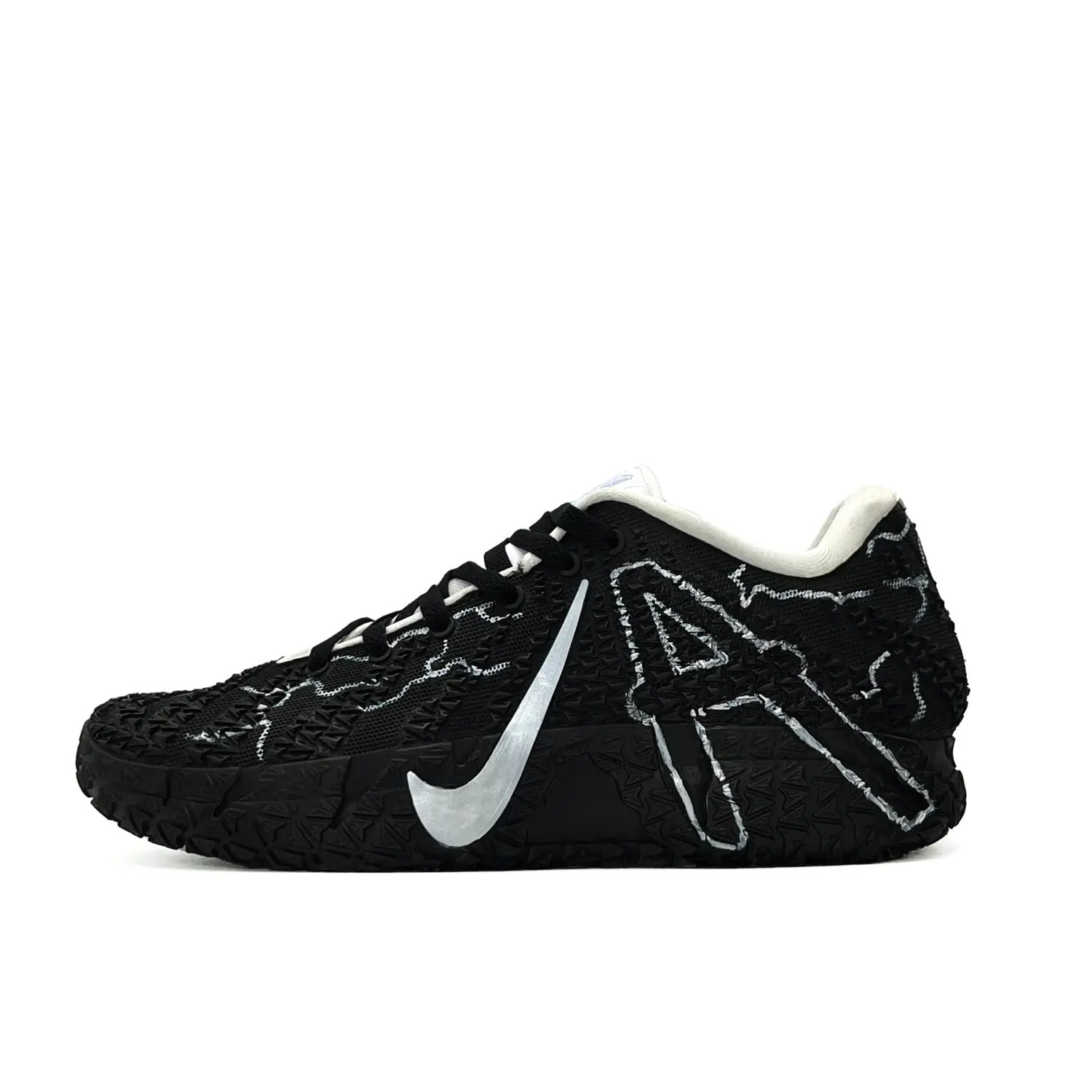 

Nike Кроссовки баскетбольные Ja Morant 3 Black Lightning низкие, амортизация Cushioning, дышащие, поддерживающие, унисекс, черные серебристые