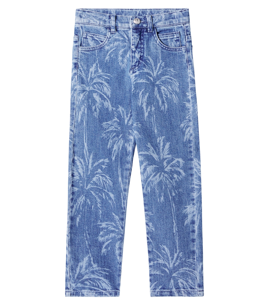 

Джинсы с принтом Balmain Kids, Azure-Blue