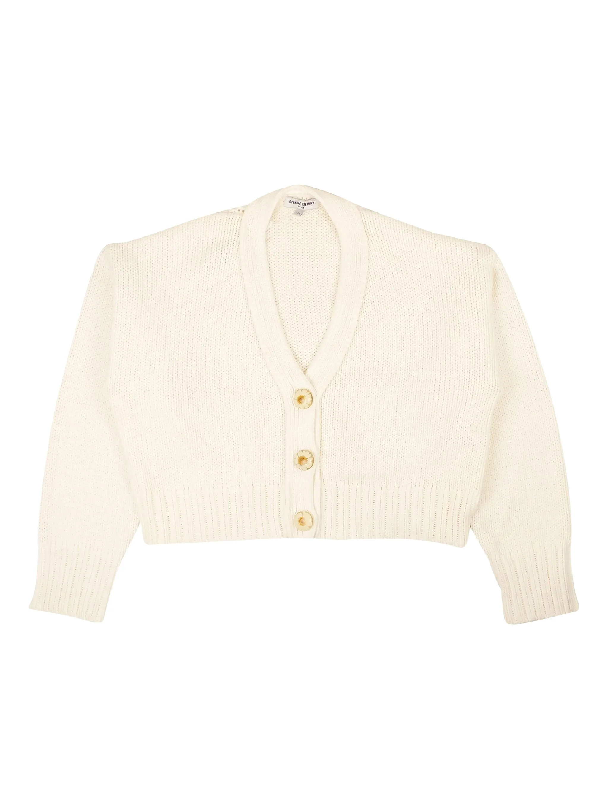 

Кардиган на пуговицах Opening Ceremony, кремовый