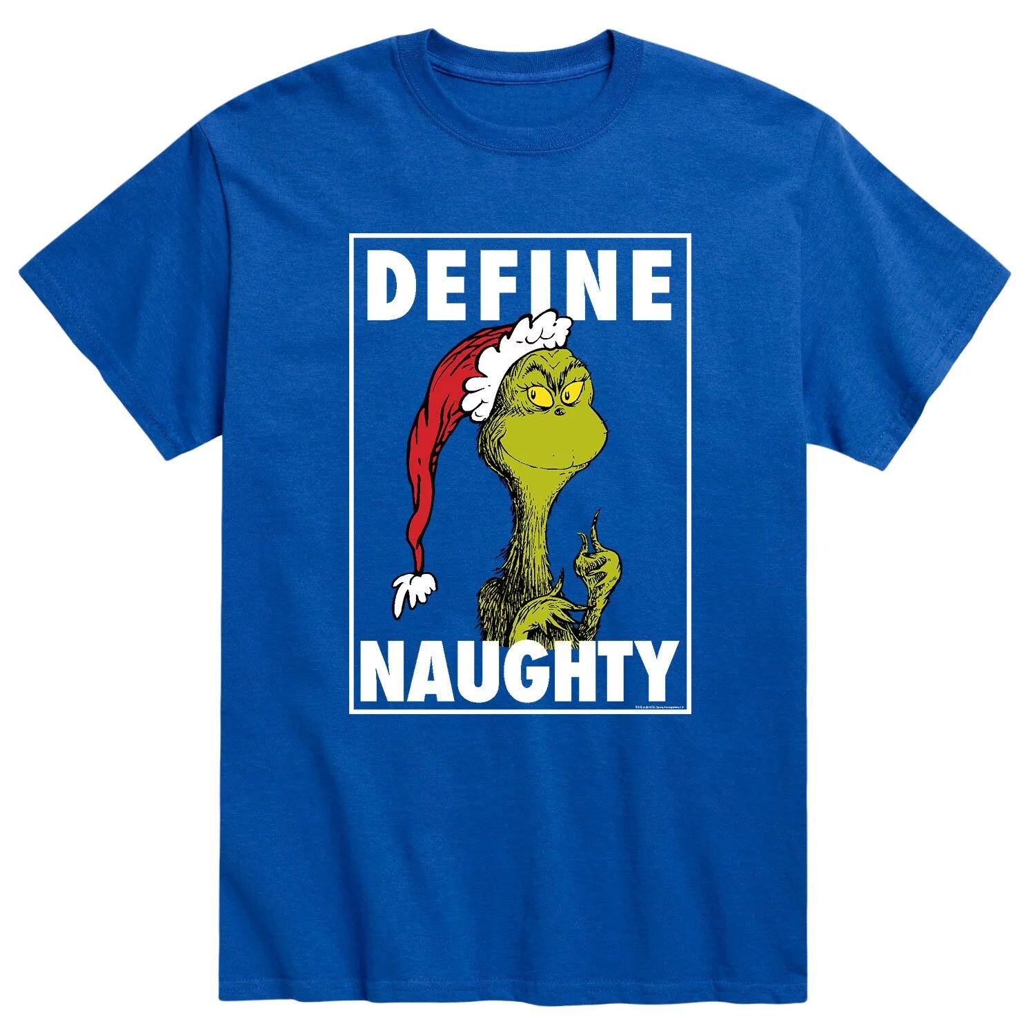 

Мужская футболка Naughty Dr. Seuss The Grinch Licensed Character