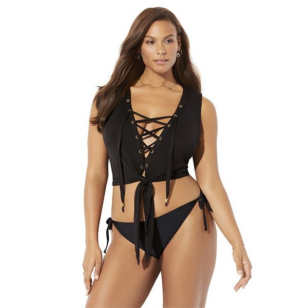 

Женский топ-кроптоп Idol Cover Up Swimsuits For All