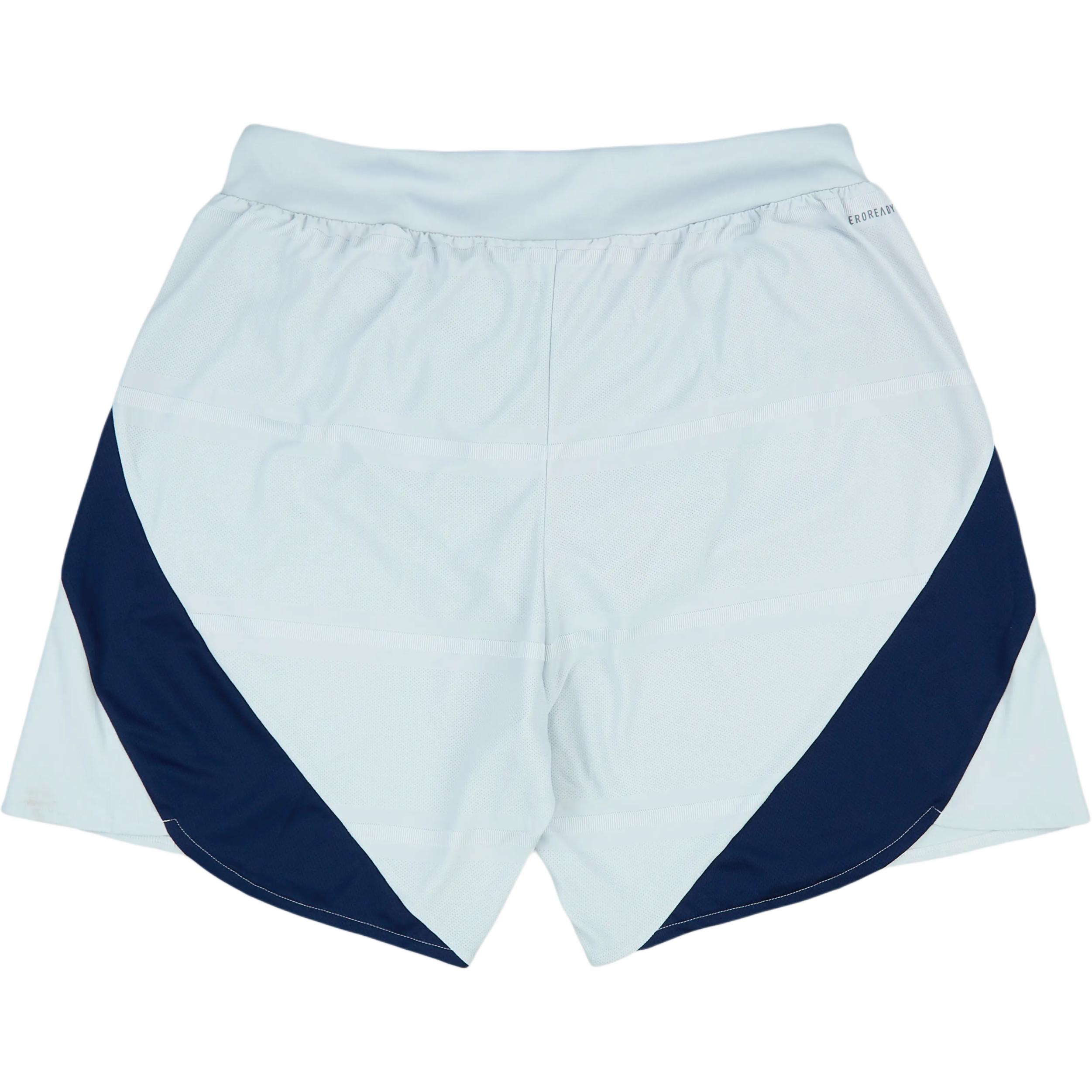 Футболка Manchester United 2024 25 Authentic Away Shorts Soccer Bottom Unisex Adidas, светло-голубой — фото 2