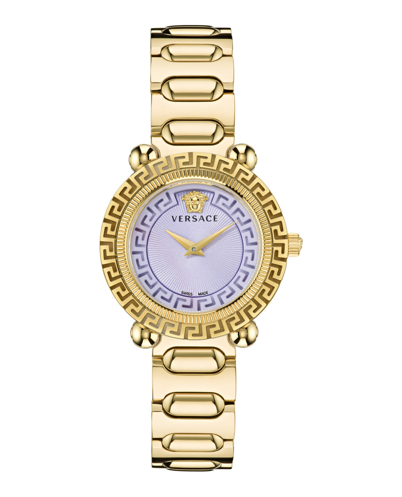 

Часы с браслетом Greca Twist Versace, золотой/золотой/фиолетовый