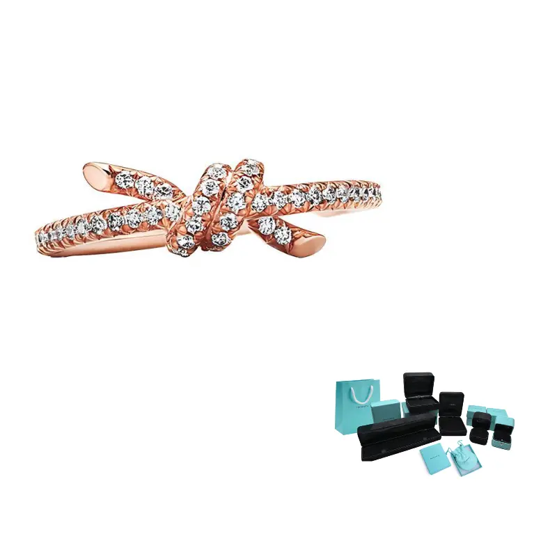 

TIFFANY & CO. 18K розовое золото Кольца Unisex Gold Pink