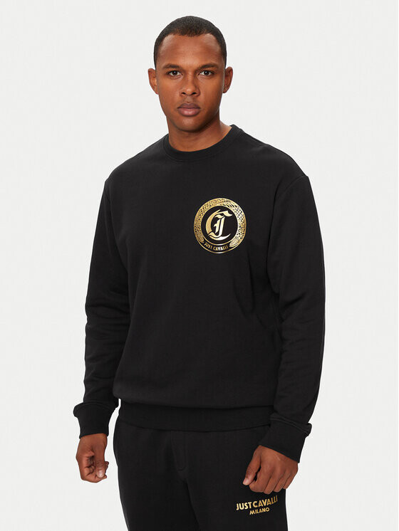 

Толстовка regular fit Just Cavalli, черный