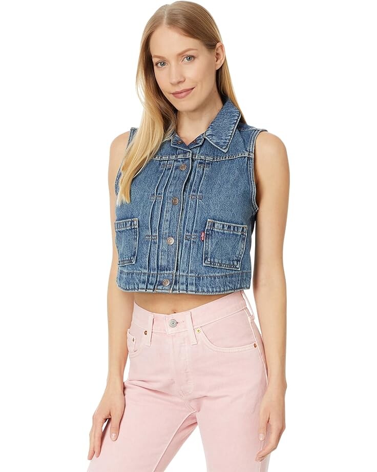 

Утепленный жилет Levi's Premium Utility, цвет Ironically Happy Trucker