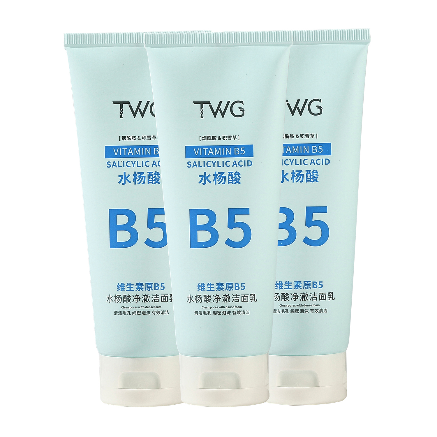 

Очищающее средство с витамином B5 и салициловой кислотой успокаивающее, увлажняющее, контролирующее жирность и очищающее 100г TWG